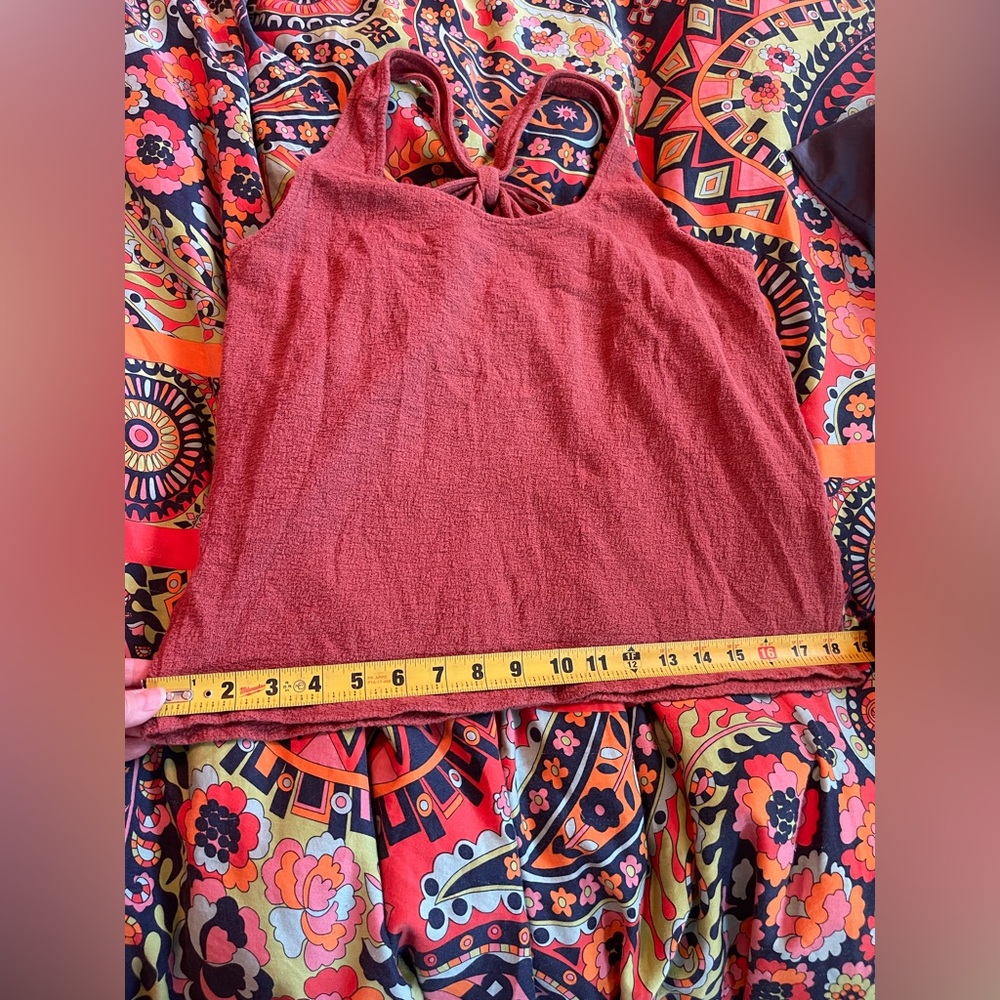 Madewell Tank Top Terracotta / Burnt Orange size XS - Picture 9 of 11
